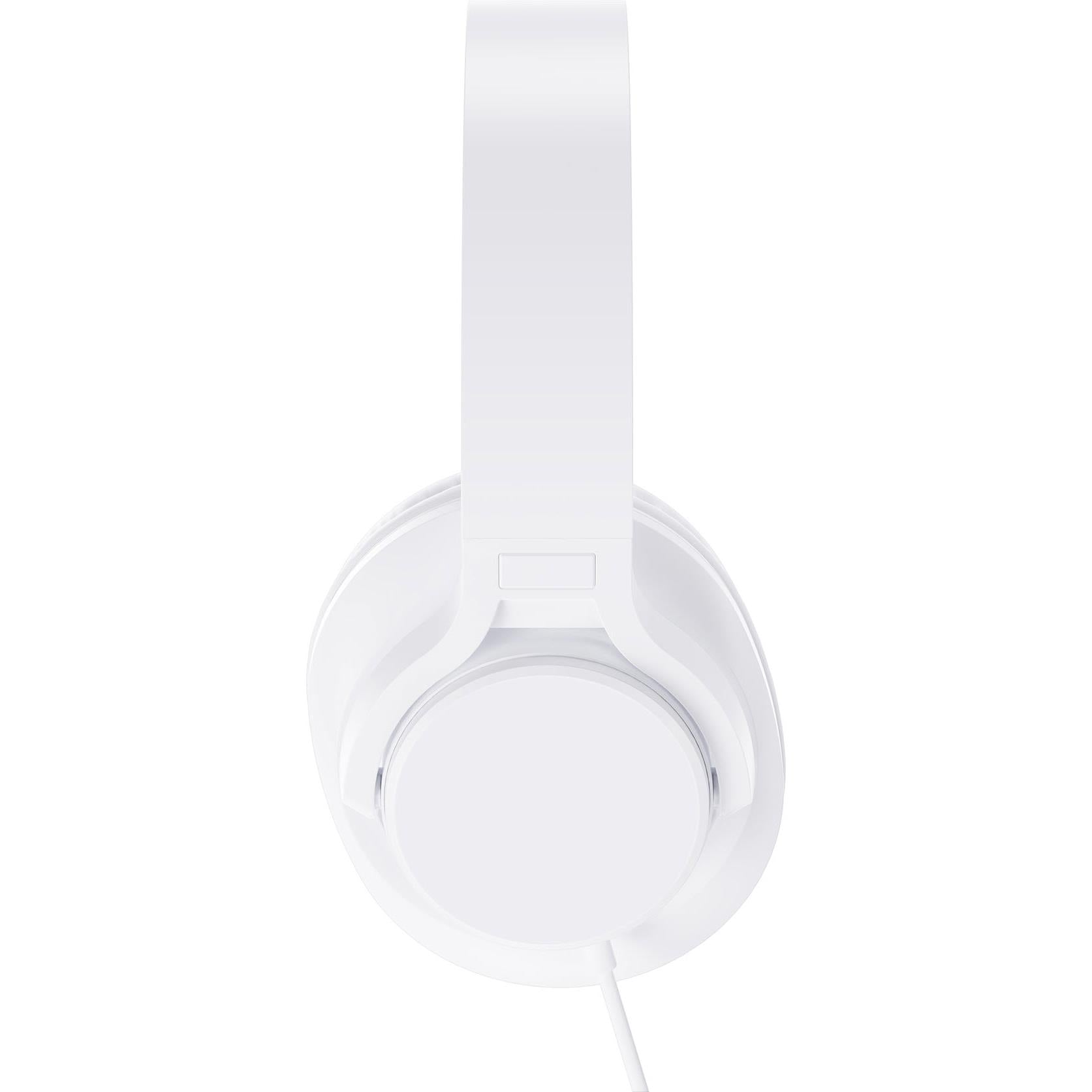 XCD Wired Foldable Over-Ear Headphones (White)