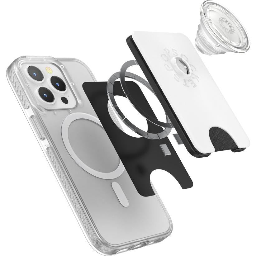 Popsockets Magsafe PopWallet+ (White)