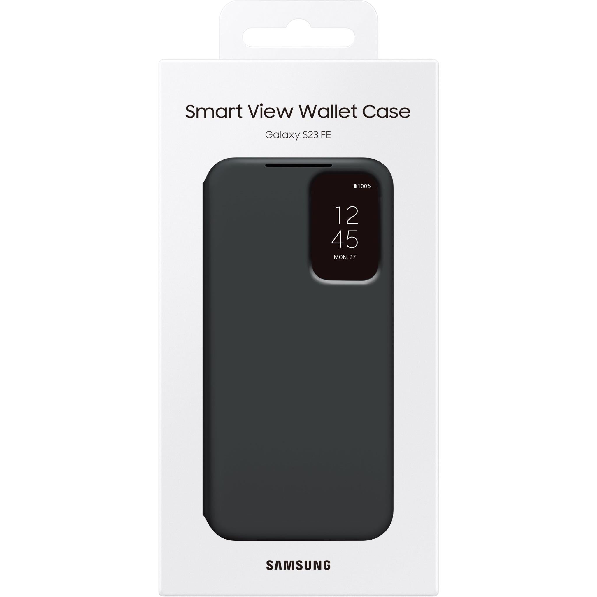 Samsung Smart View Wallet Case for Galaxy S23 FE (Black)