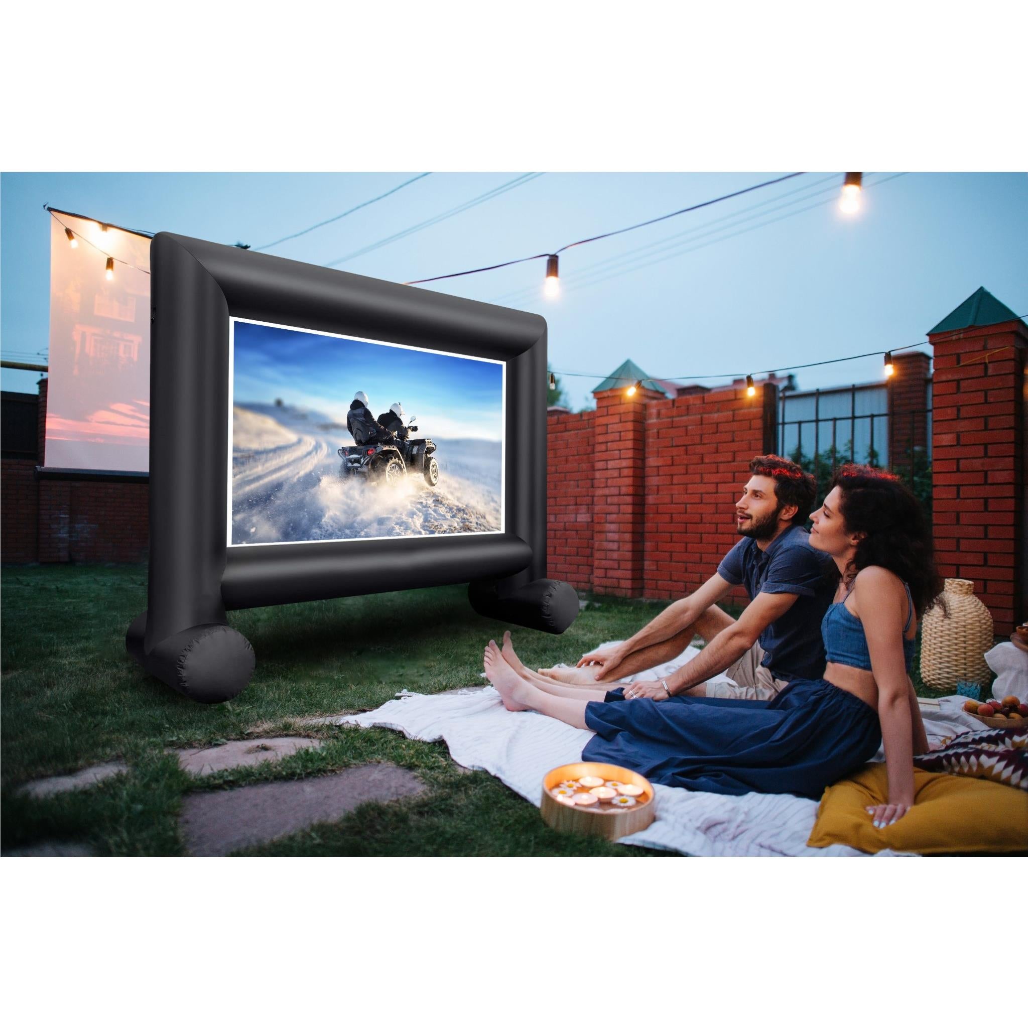 Blaupunkt Full HD Projector with Self-Inflatable Screen