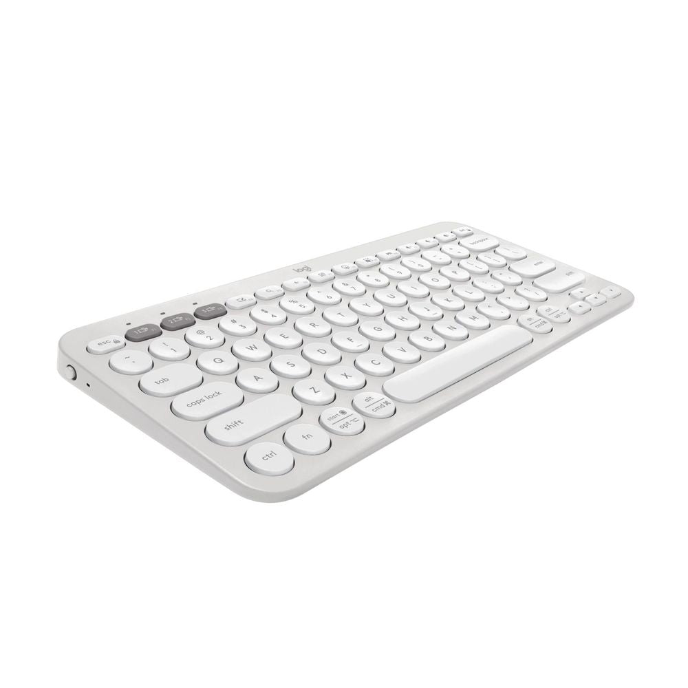 Logitech K380S Pebble Keys 2 Wireless Keyboard (White)