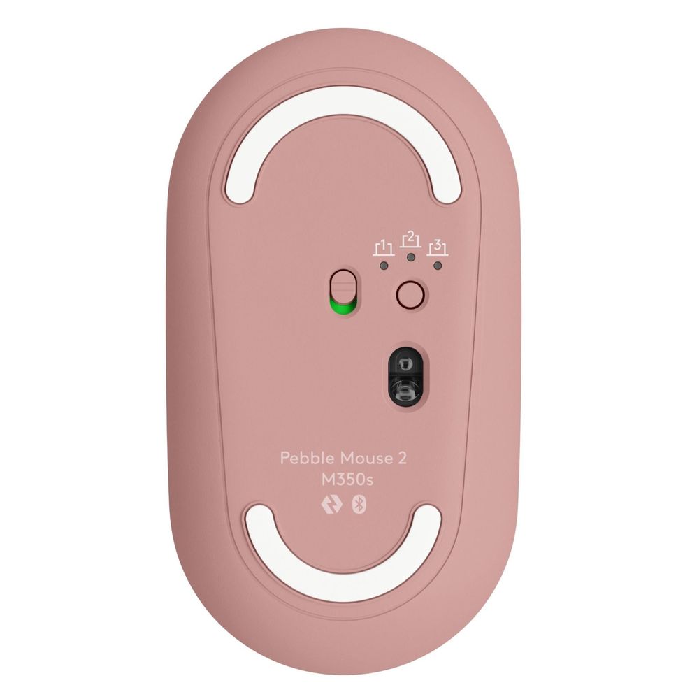 Logitech M350S Pebble 2 Wireless Mouse (Rose)