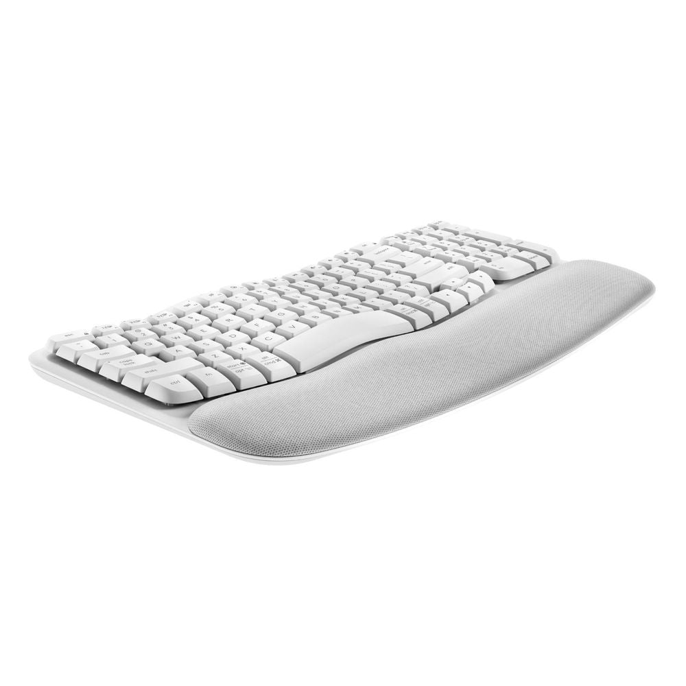 Logitech Wave Keys Wireless Ergonomic Keyboard (Off White)