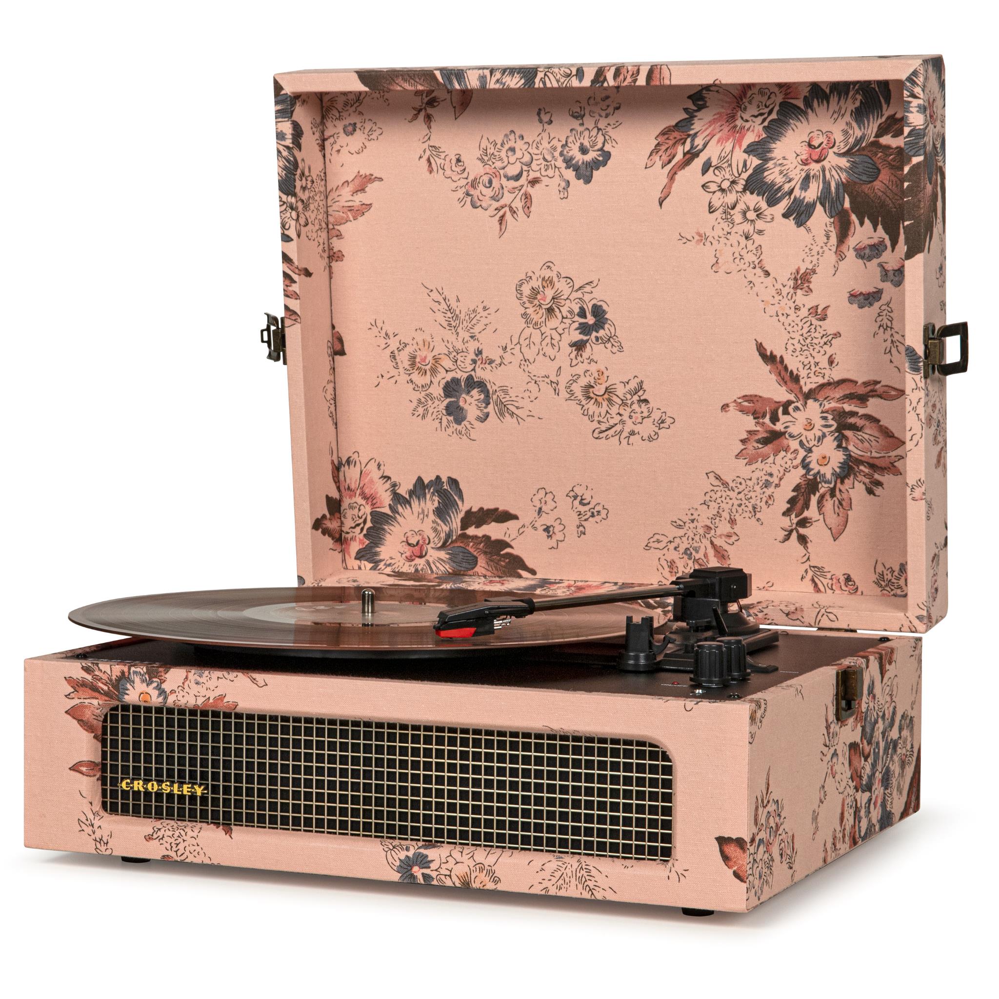 Crosley Voyager Bluetooth Turntable (Floral)