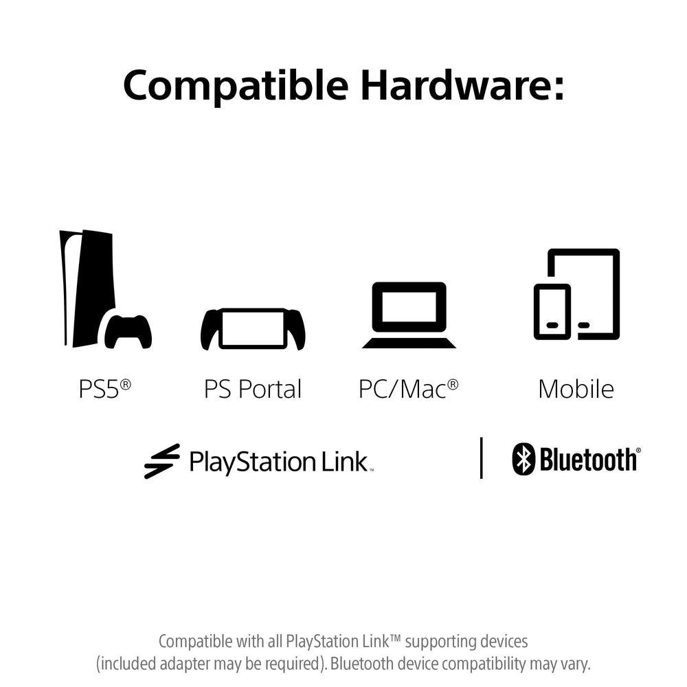 PS5 PlayStation 5 PULSE Elite Wireless Headset (White)