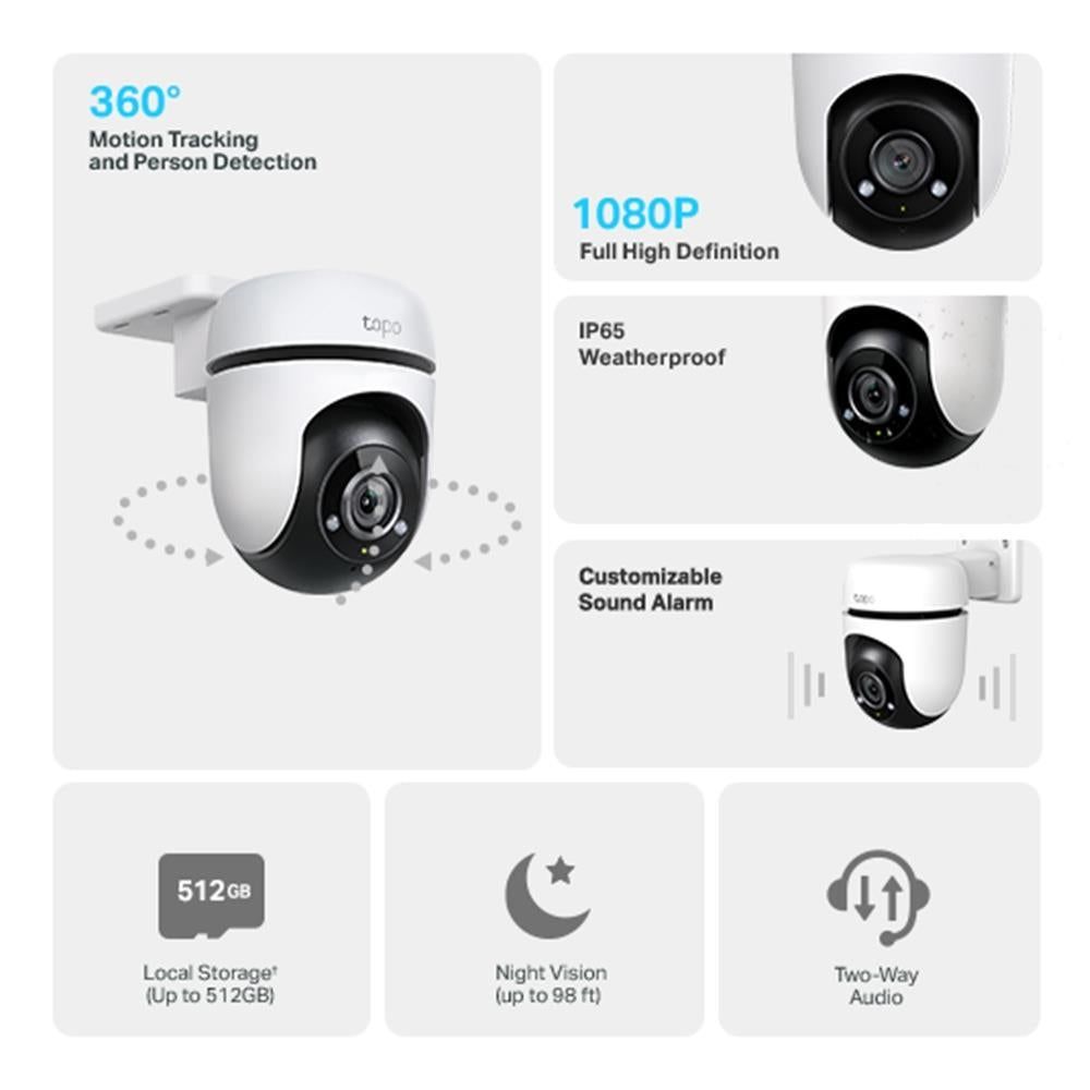 TP-Link Tapo C500 Outdoor Pan & Tilt Wi-Fi Security Camera