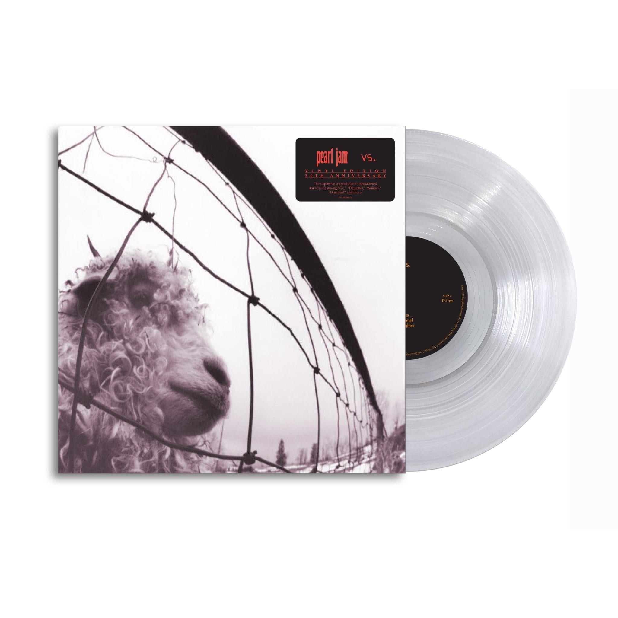 Vs. (30th Anniversary Clear Vinyl) - By: Pearl Jam