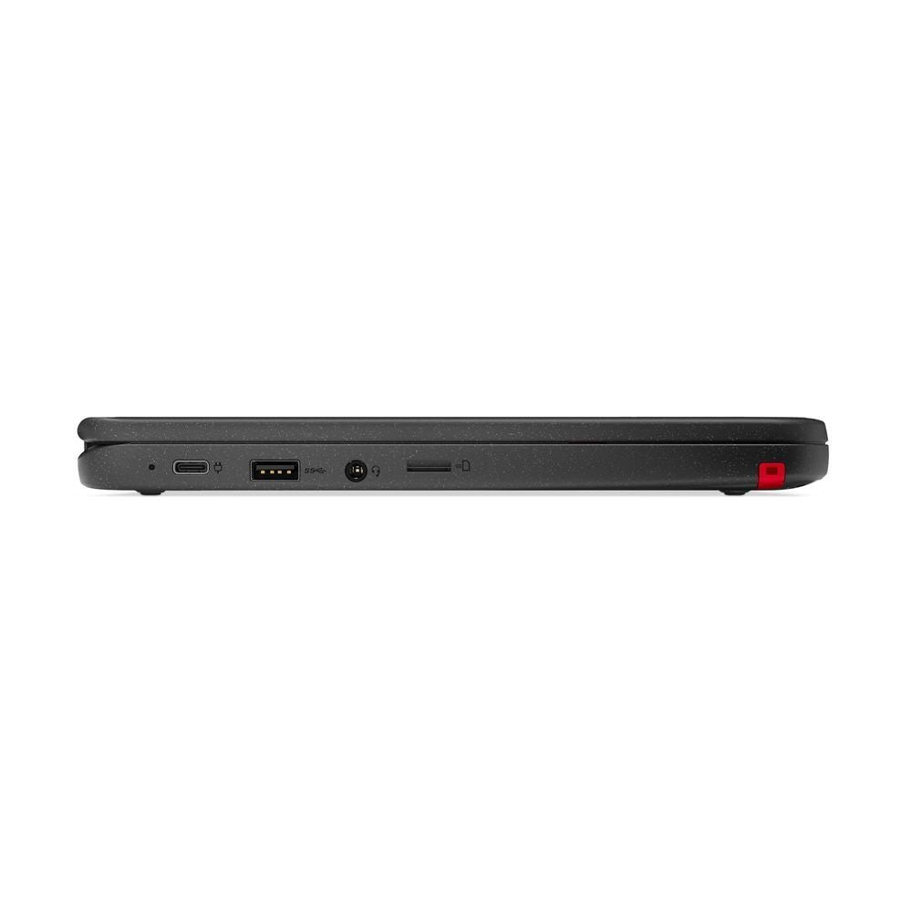 Lenovo 2-in-1 Chromebook other side view with ports, dark chassis