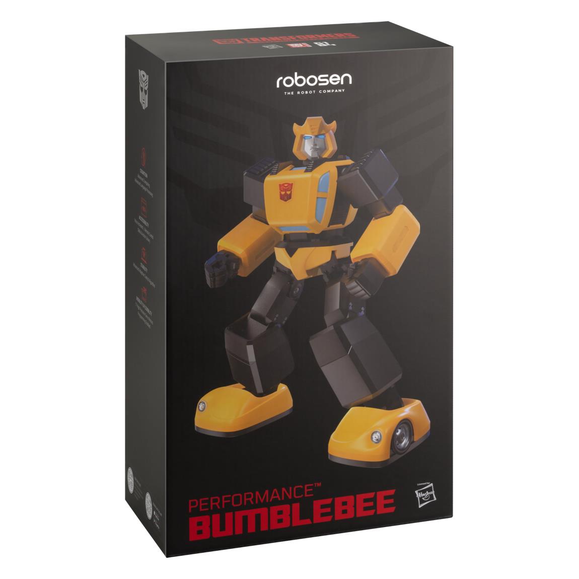 robosen Performance Bumblebee transformer robot in display box