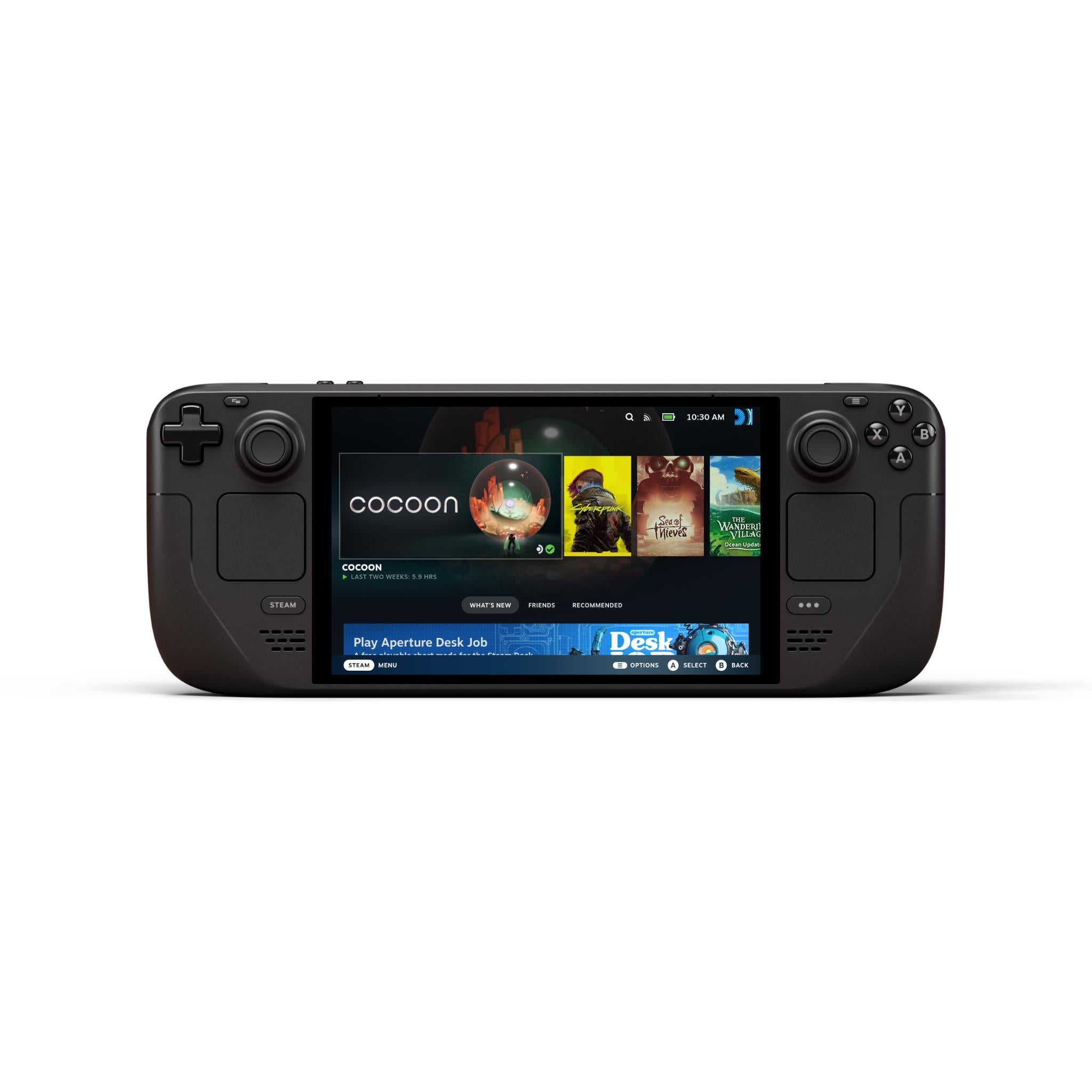Steam Deck OLED 512GB black handheld gaming PC - Retro & Handheld Gaming at Tech Supply Shed NZ