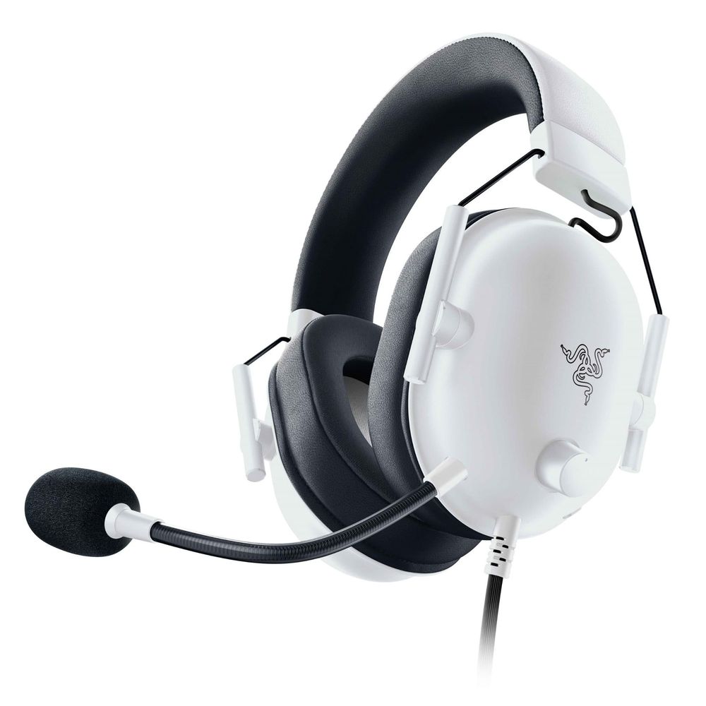Razer BlackShark V2 X Wired Gaming Headset (White)