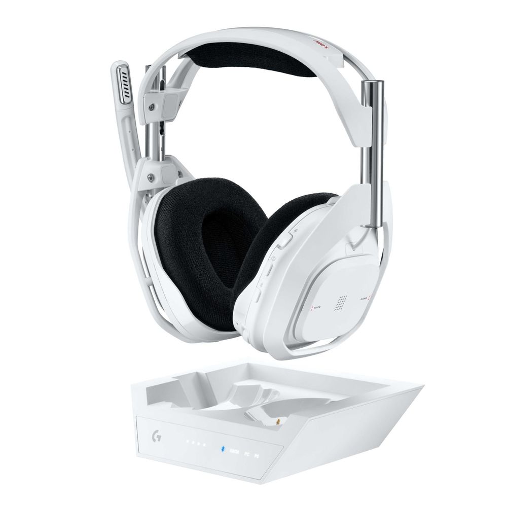 Logitech G Astro A50 X LIGHTSPEED Wireless Gaming Headset + Base Station (White)