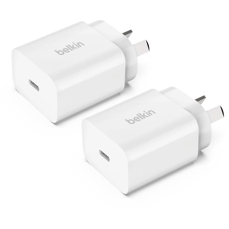 Belkin BoostCharge 20W USB-C PD 3.0 Wall Charger (2 Pack)
