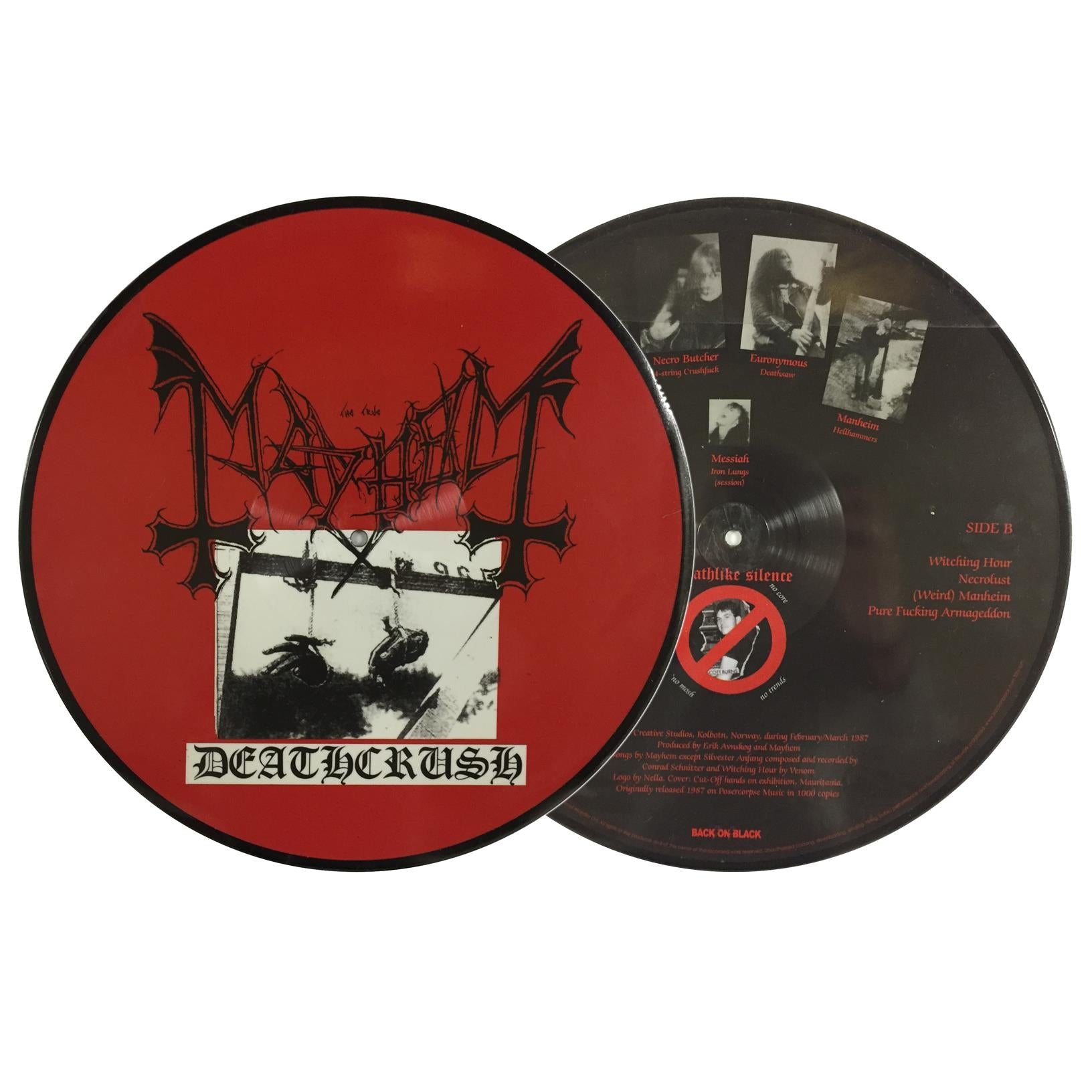 Deathcrush (Picture Vinyl) - By: Mayhem