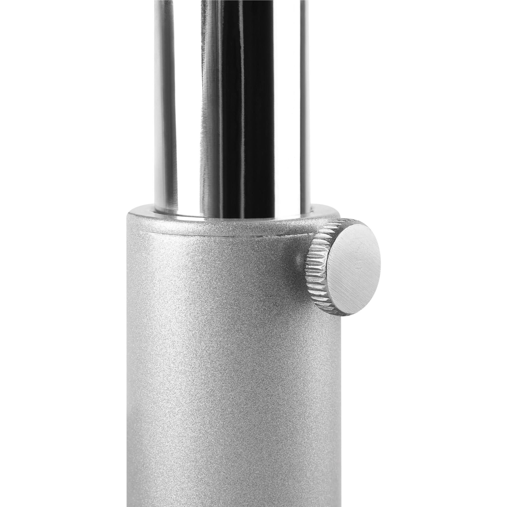 Bracom Deluxe adjustable desktop laptop riser in silver, image 4 - Laptop Accessories at Tech Supply Shed NZ