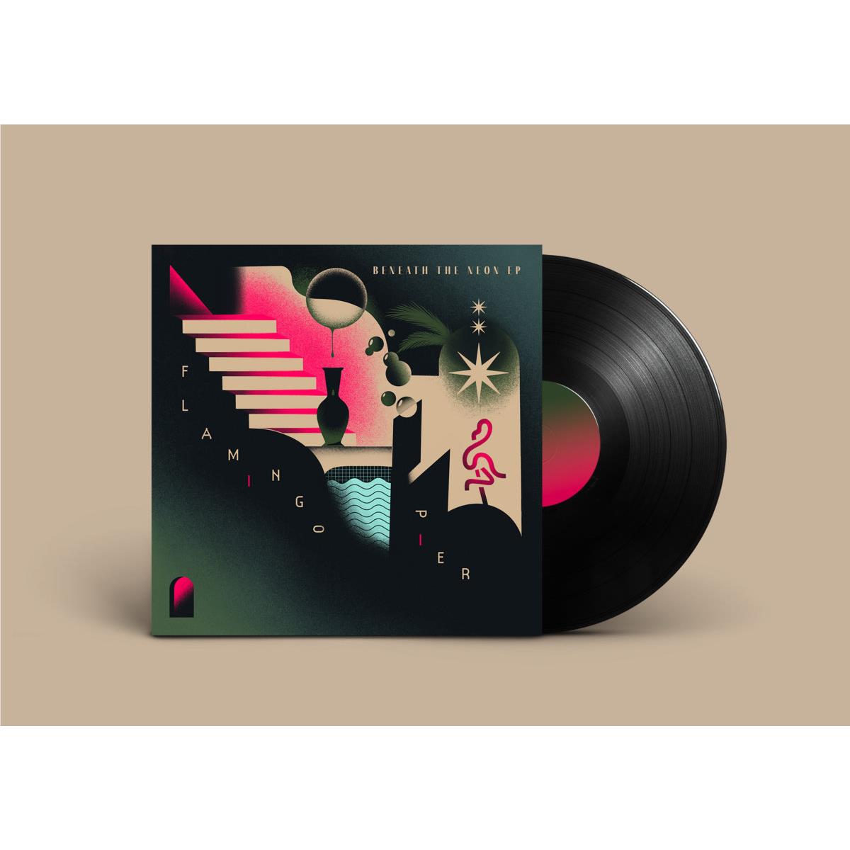 Beneath The Neon (Vinyl) - By: Flamingo Pier