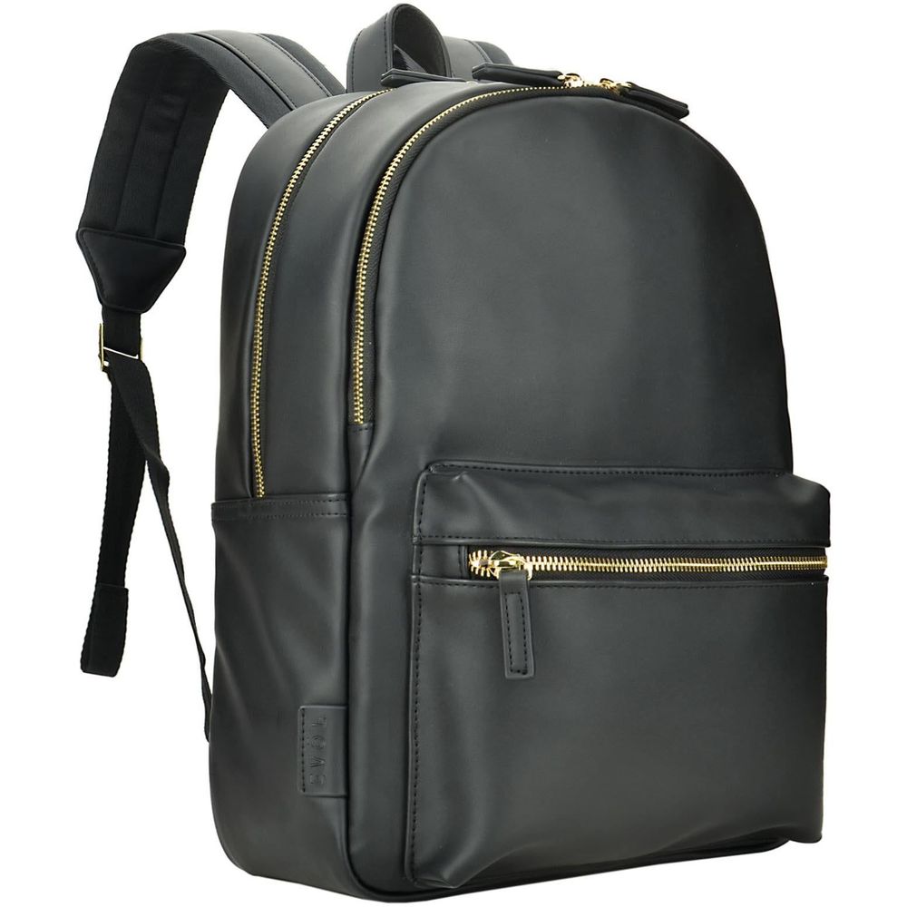 Generation Earth Berlin Recycled 13.3"-14.1" Laptop PU Backpack (Black)