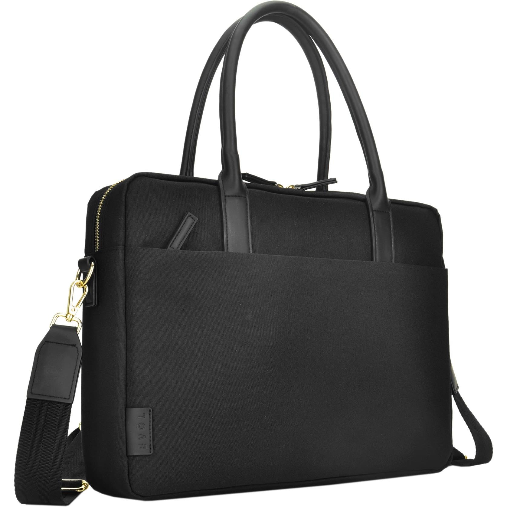 Generation Earth Berlin Recycled 13.3"-14.1" Laptop Briefcase (Black)