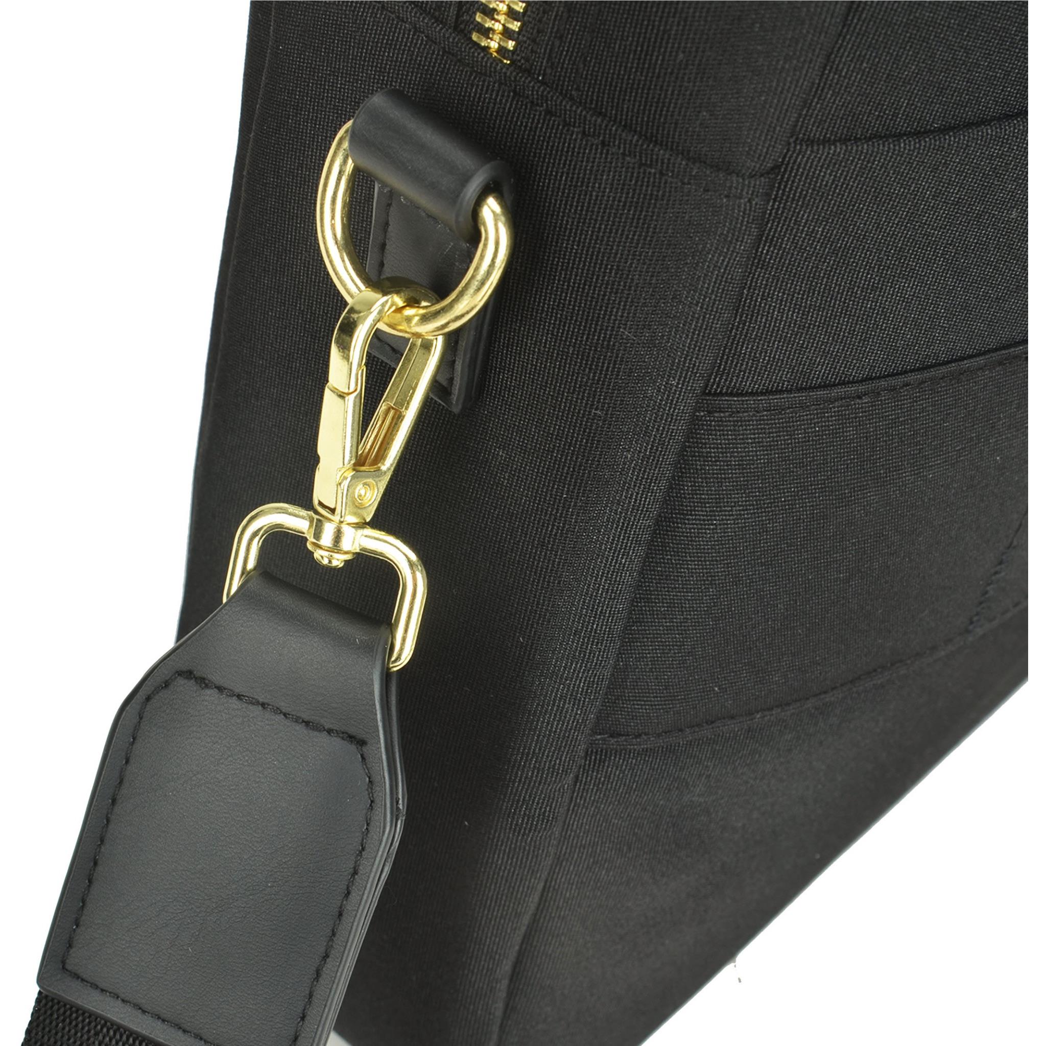 Generation Earth Berlin Recycled 13.3"-14.1" Laptop Briefcase (Black)