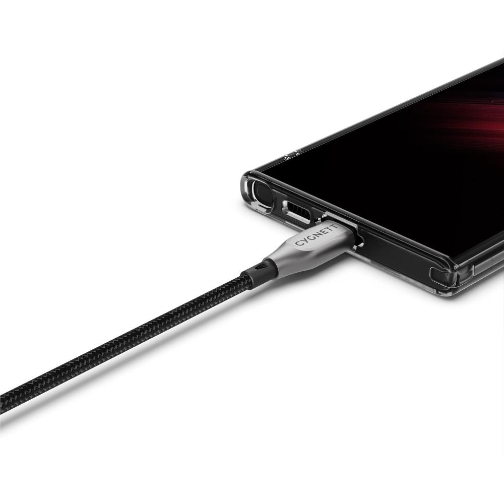 Cygnett Armoured USB-C to USB-C Cable (50cm) [Black]
