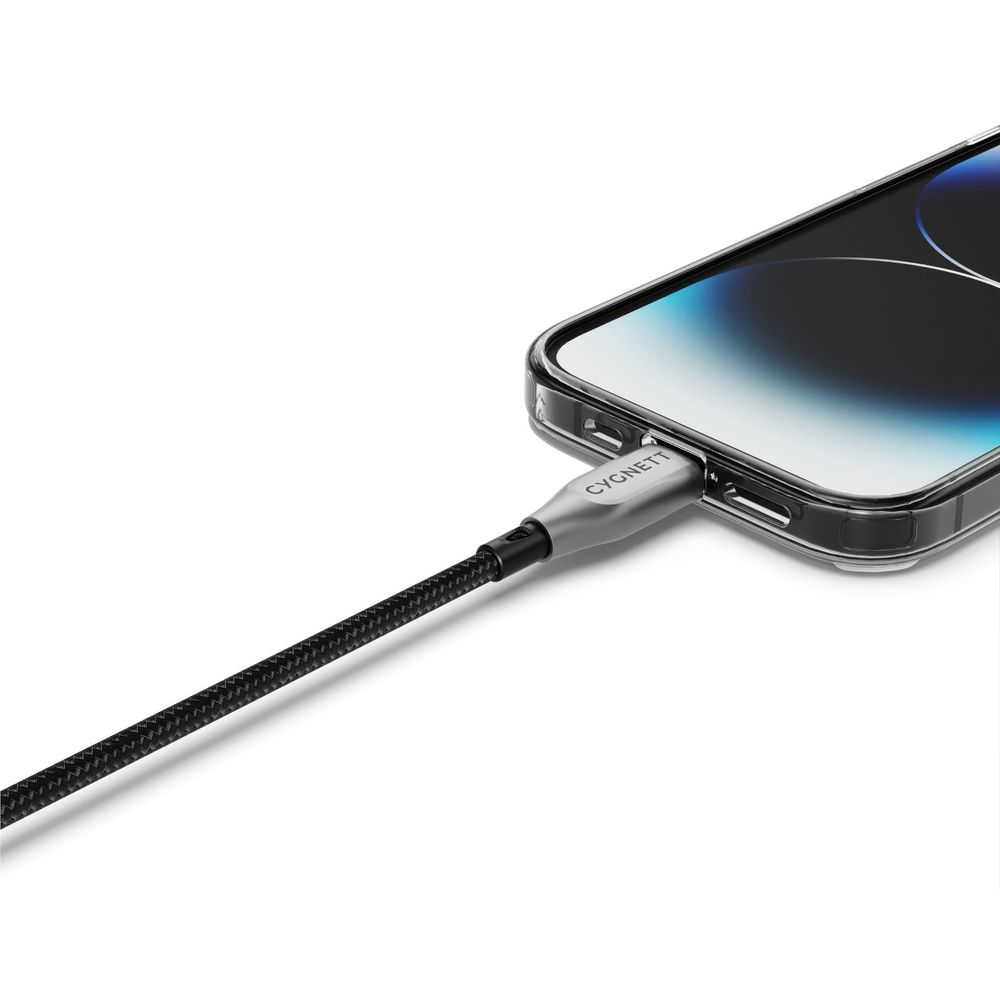 Cygnett Armoured Lightning to USB-C Cable (1m) [Black]