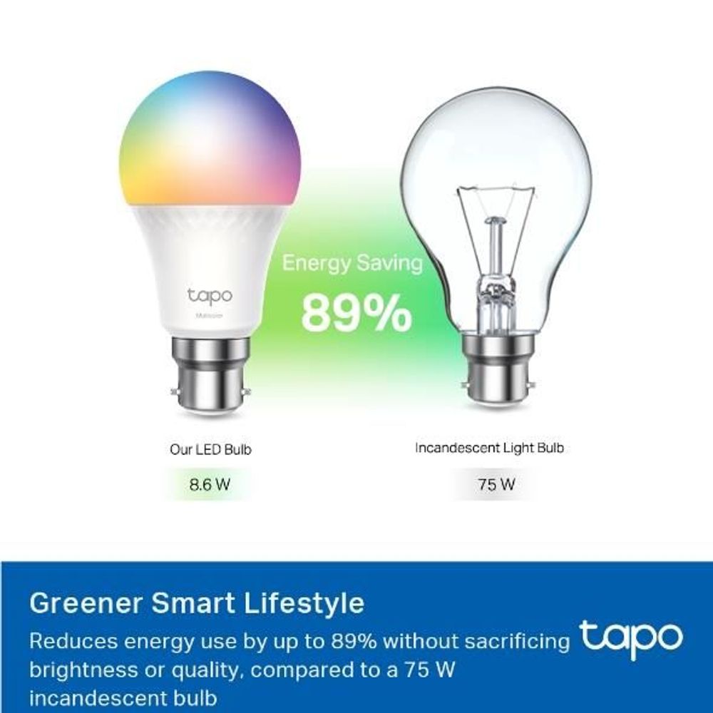 TP-Link Tapo L535B B22 Multicolour Bulb [Matter Compatible]
