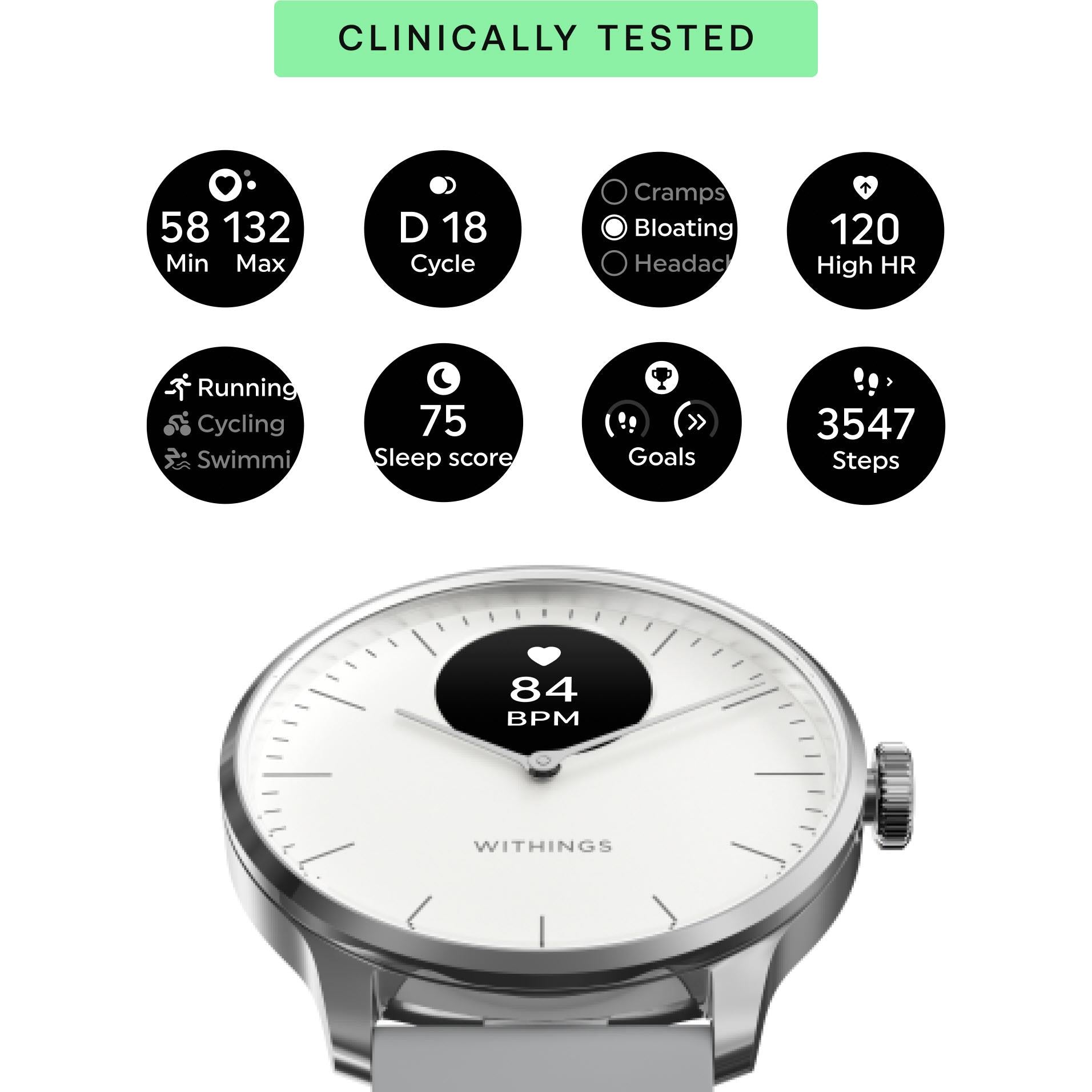 Withings ScanWatch Light (White)