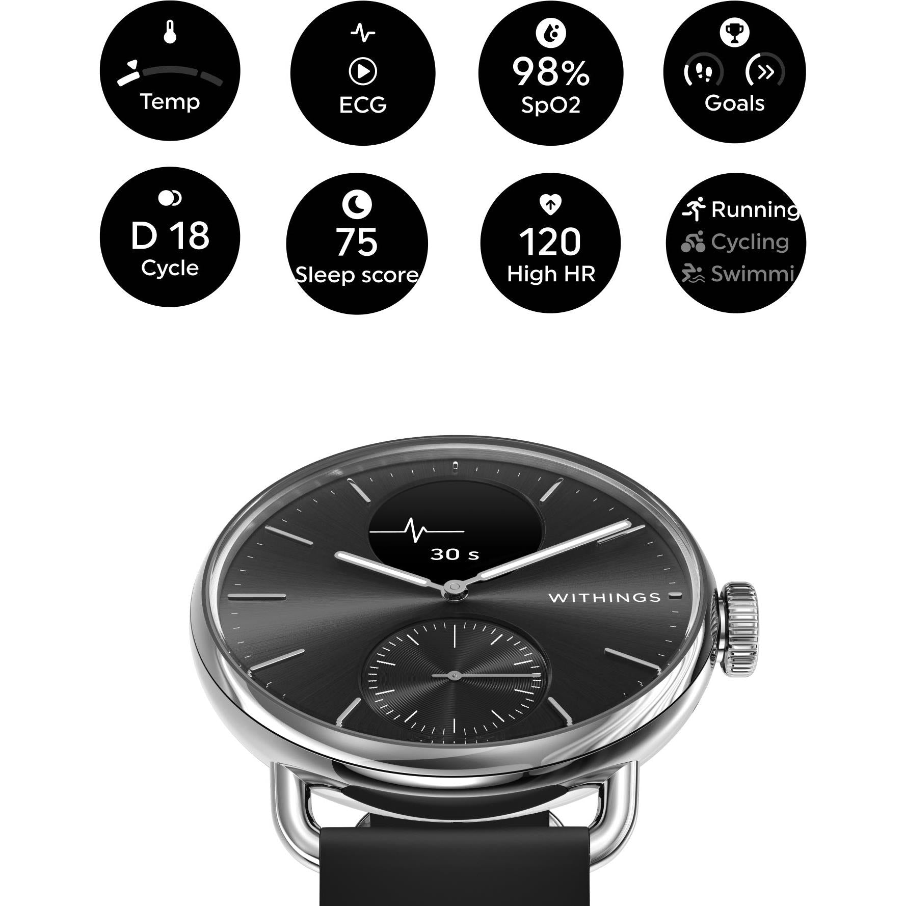 Withings ScanWatch 2 (Black) [38mm]