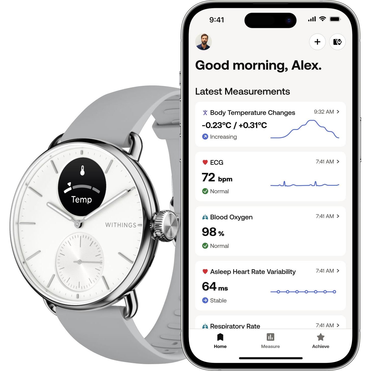 Withings ScanWatch 2 (White) [38mm]