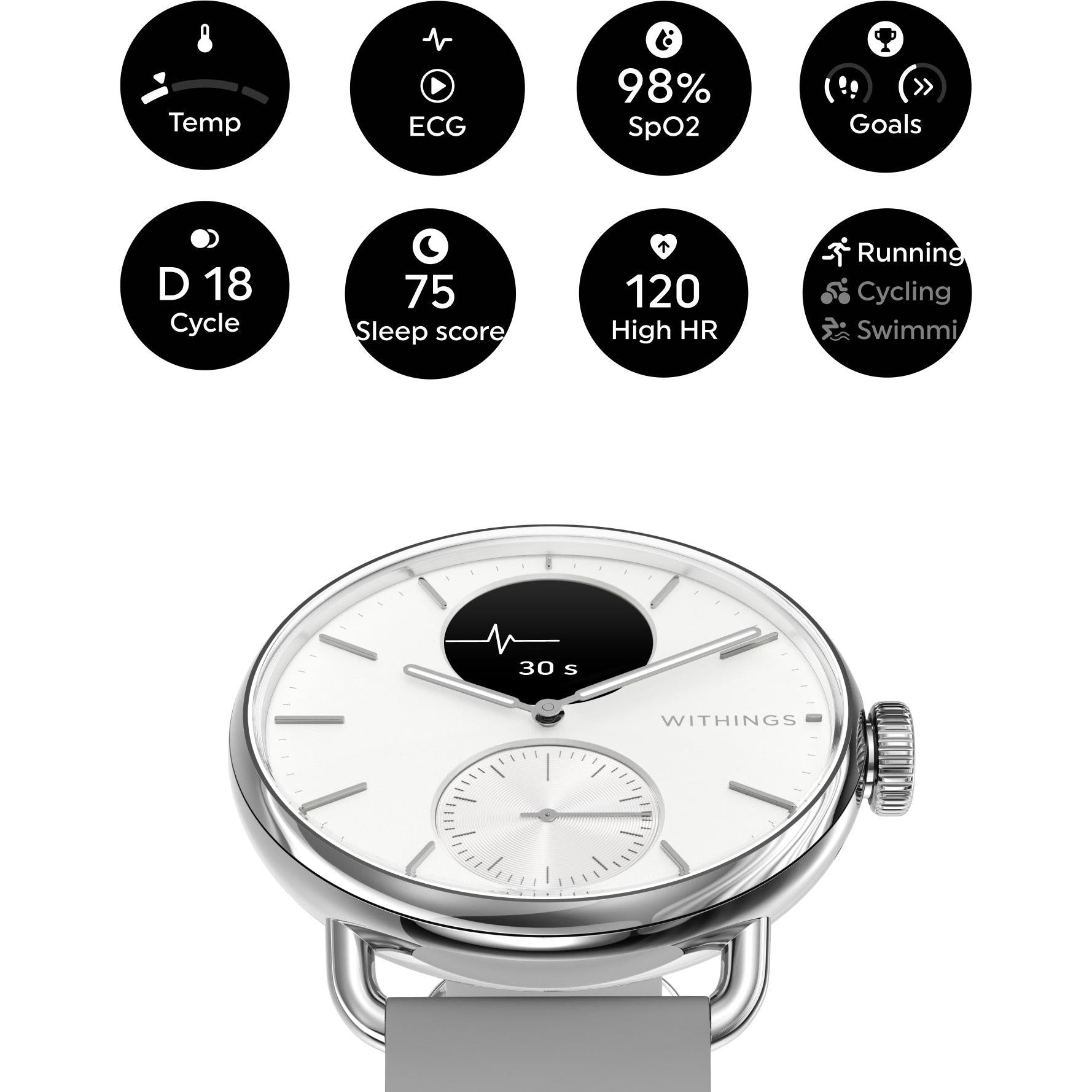 Withings ScanWatch 2 (White) [38mm]