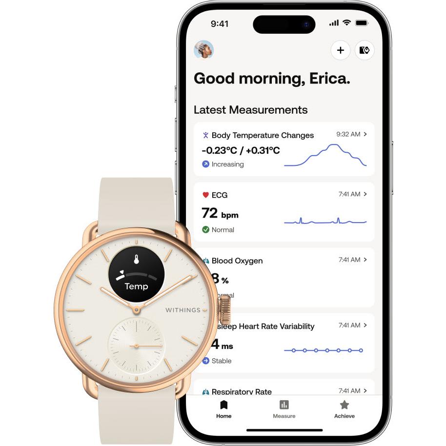 Withings ScanWatch 2 (Rose Gold) [38mm]