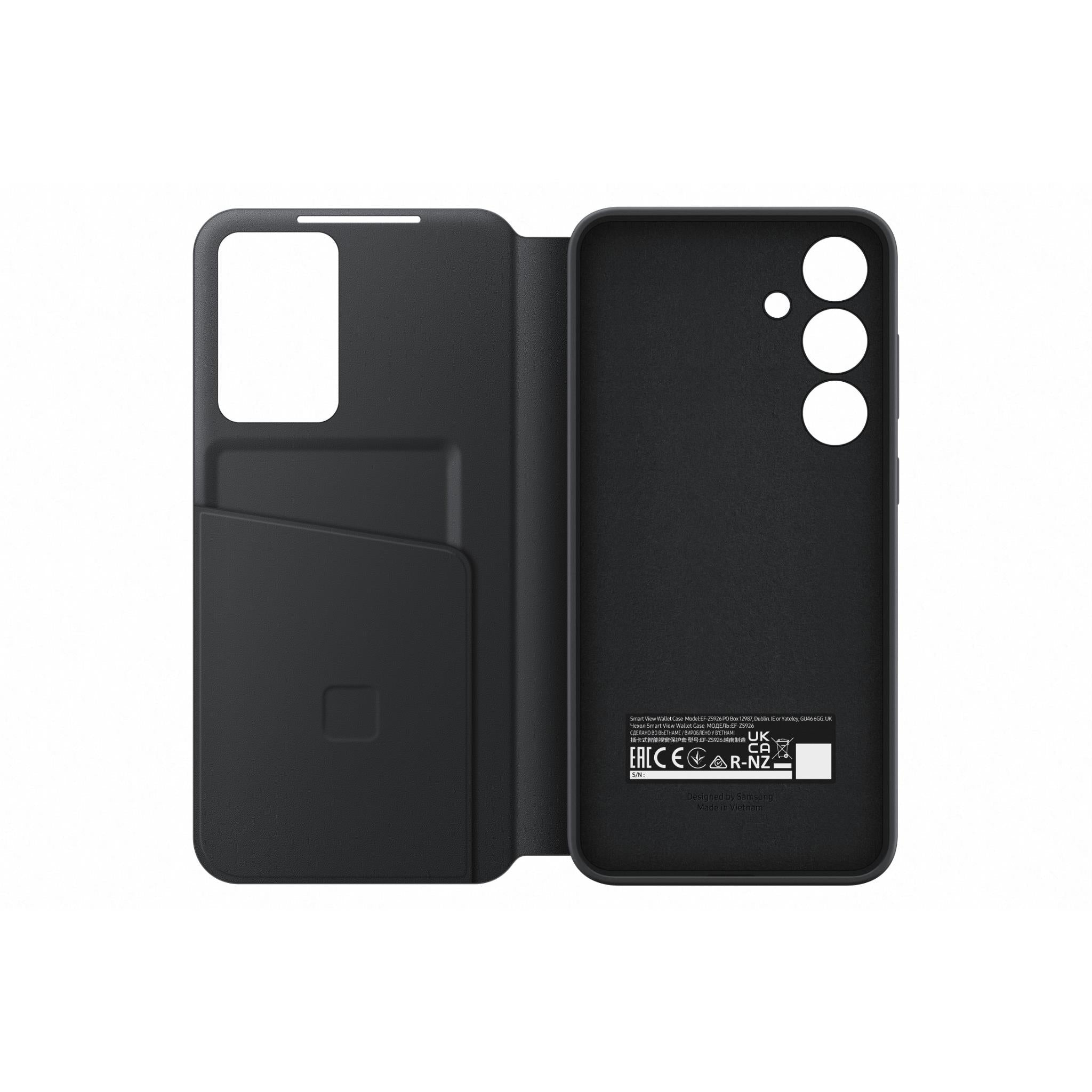 Samsung Smart View Wallet Case for Galaxy S24+ (Black)