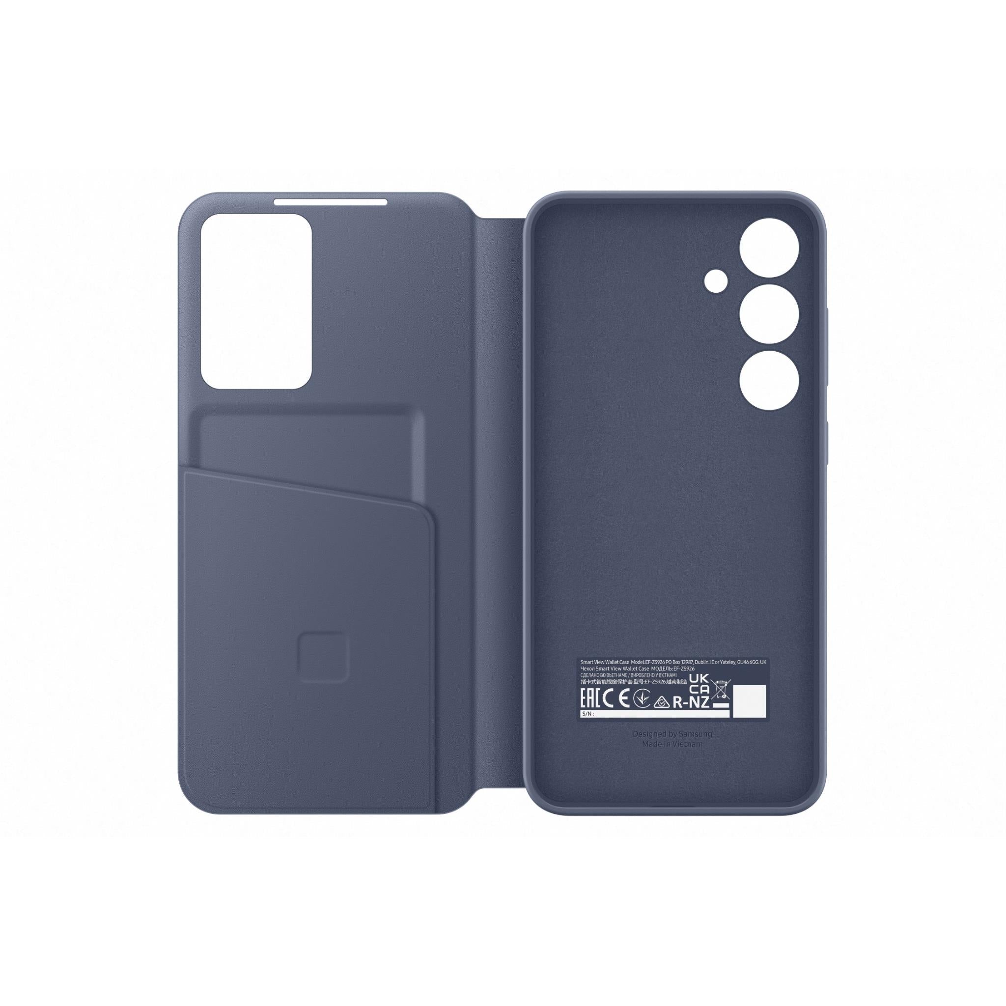 Samsung Smart View Wallet Case for Galaxy S24+ (Violet)