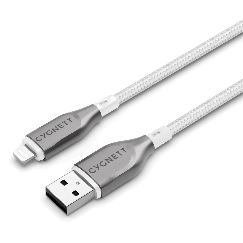 Cygnett Armoured Lightning to USB-A Cable (3m) [White]