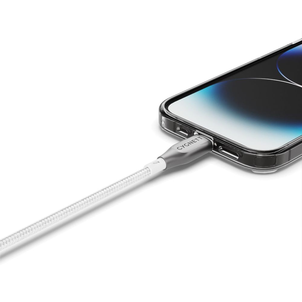 Cygnett Armoured Lightning to USB-A Cable (3m) [White]