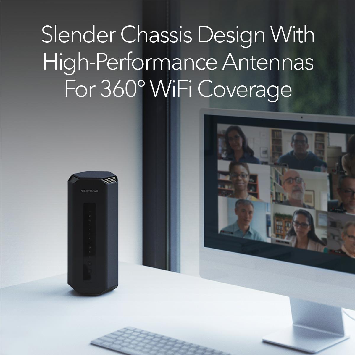 Netgear Nighthawk RS700S BE19000 12-Stream Tri-Band Wi-Fi 7 Router