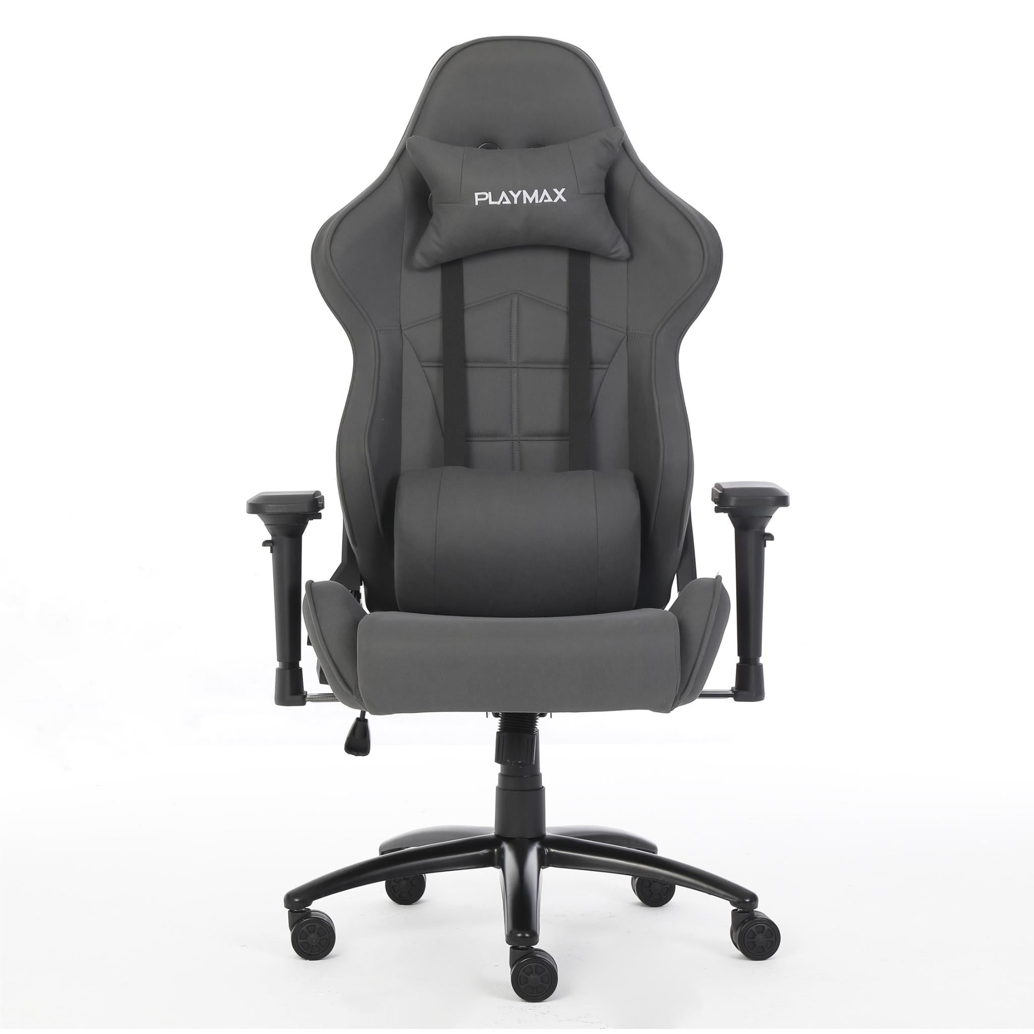 Playmax Fabric Elite Gaming Chair (Grey)