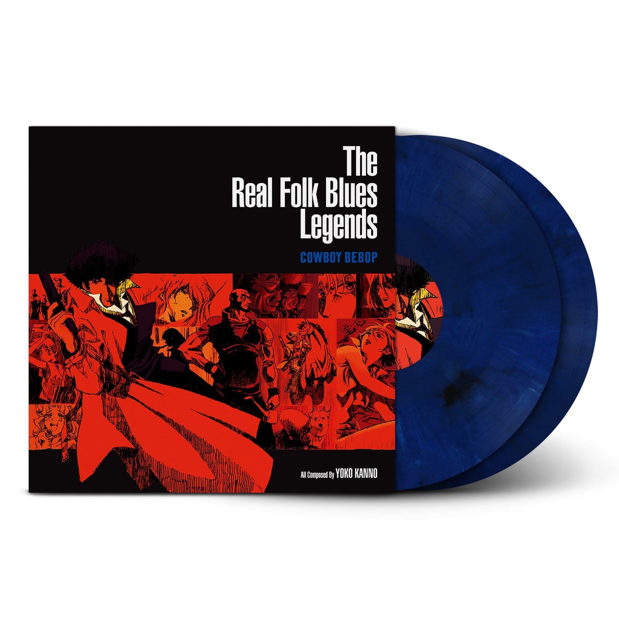 Real Folk Blues Legends Cowboy Bebop, The (Dark Blue Marble Vinyl) - By: Seatbelts