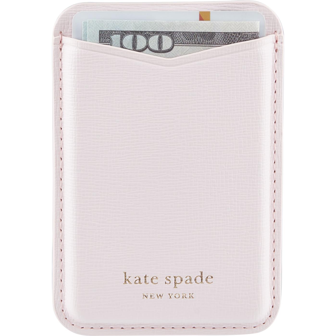 kate spade new york Magnetic Card Holder works with MagSafe (Pale Dogwood)