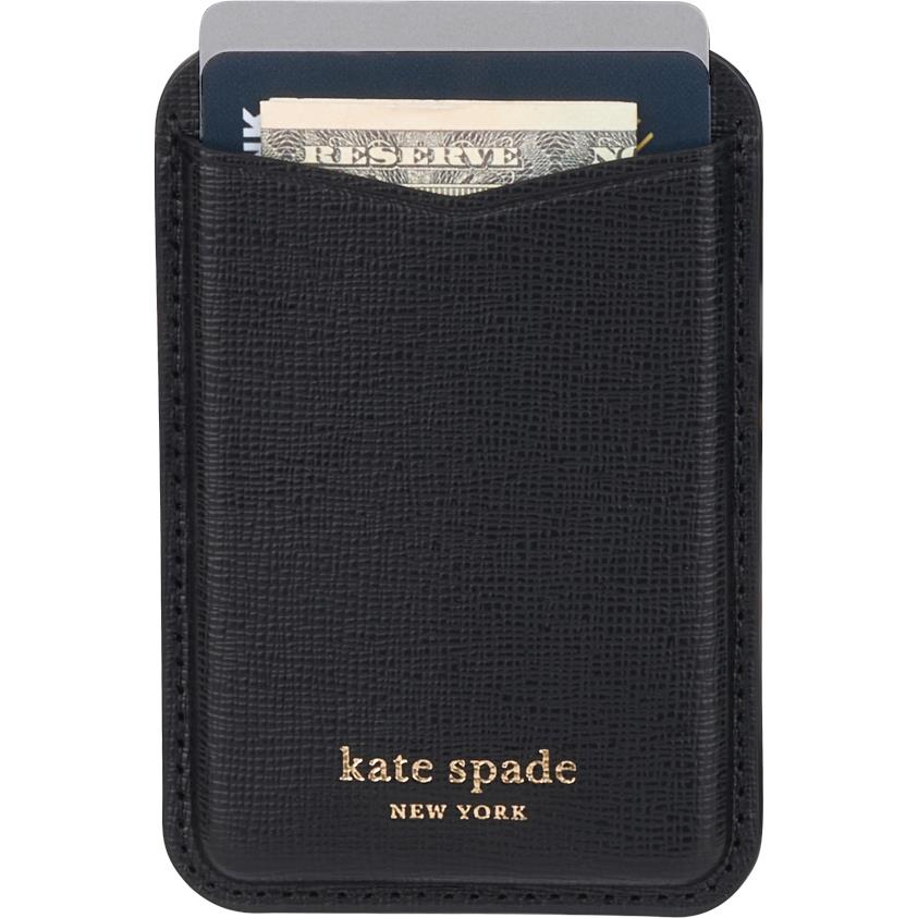 kate spade new york Magnetic Card Holder works with MagSafe (Black)