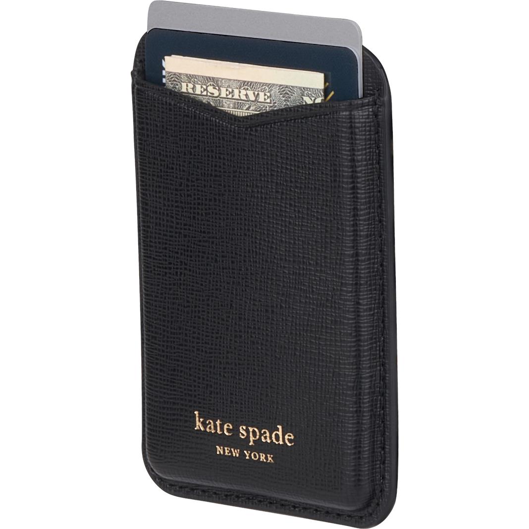kate spade new york Magnetic Card Holder works with MagSafe (Black)