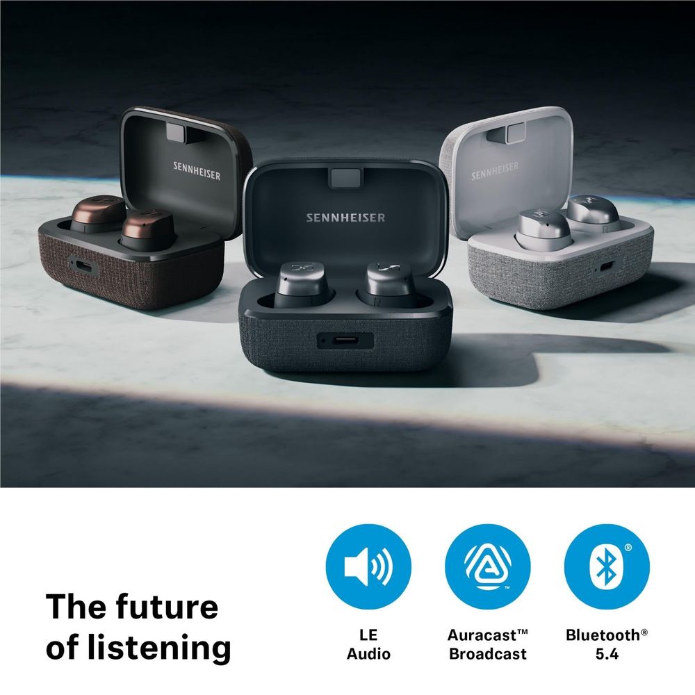 Sennheiser Momentum True Wireless 4 In-Ear Headphones (Black Graphite)