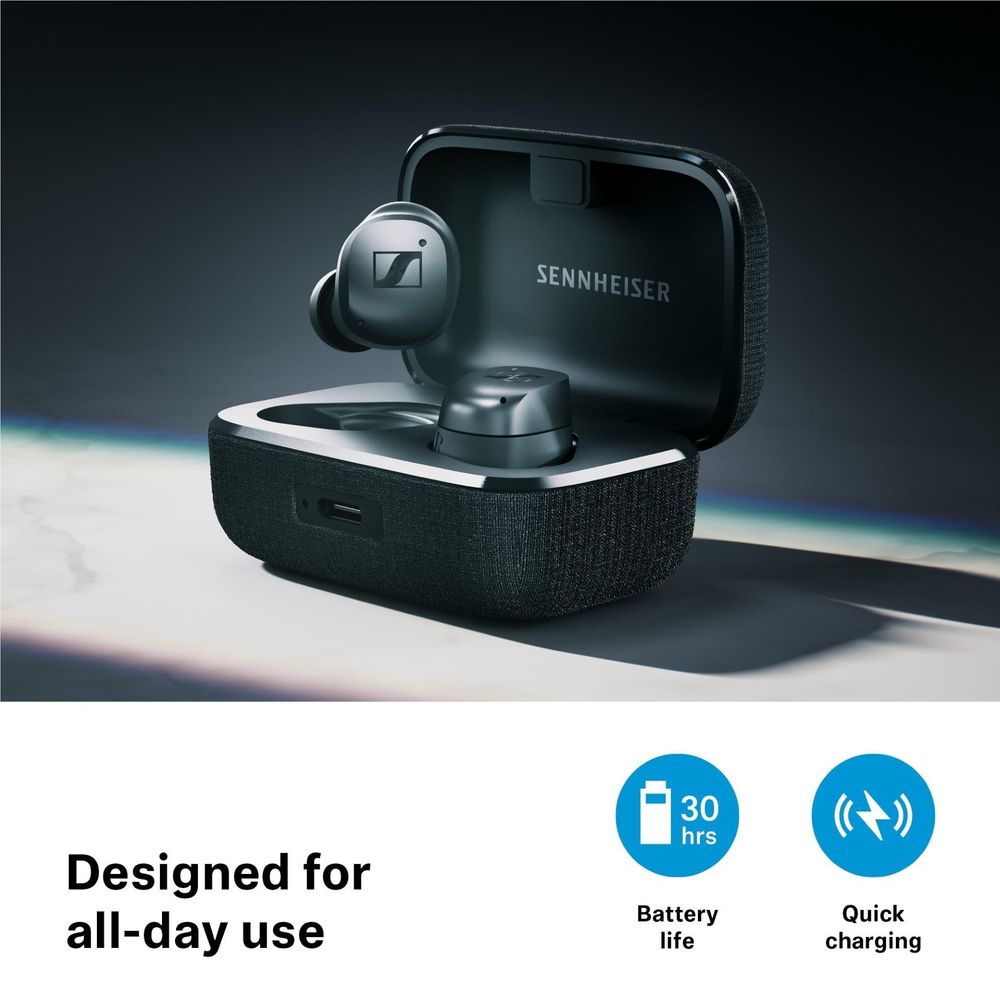 Sennheiser Momentum True Wireless 4 In-Ear Headphones (Black Graphite)