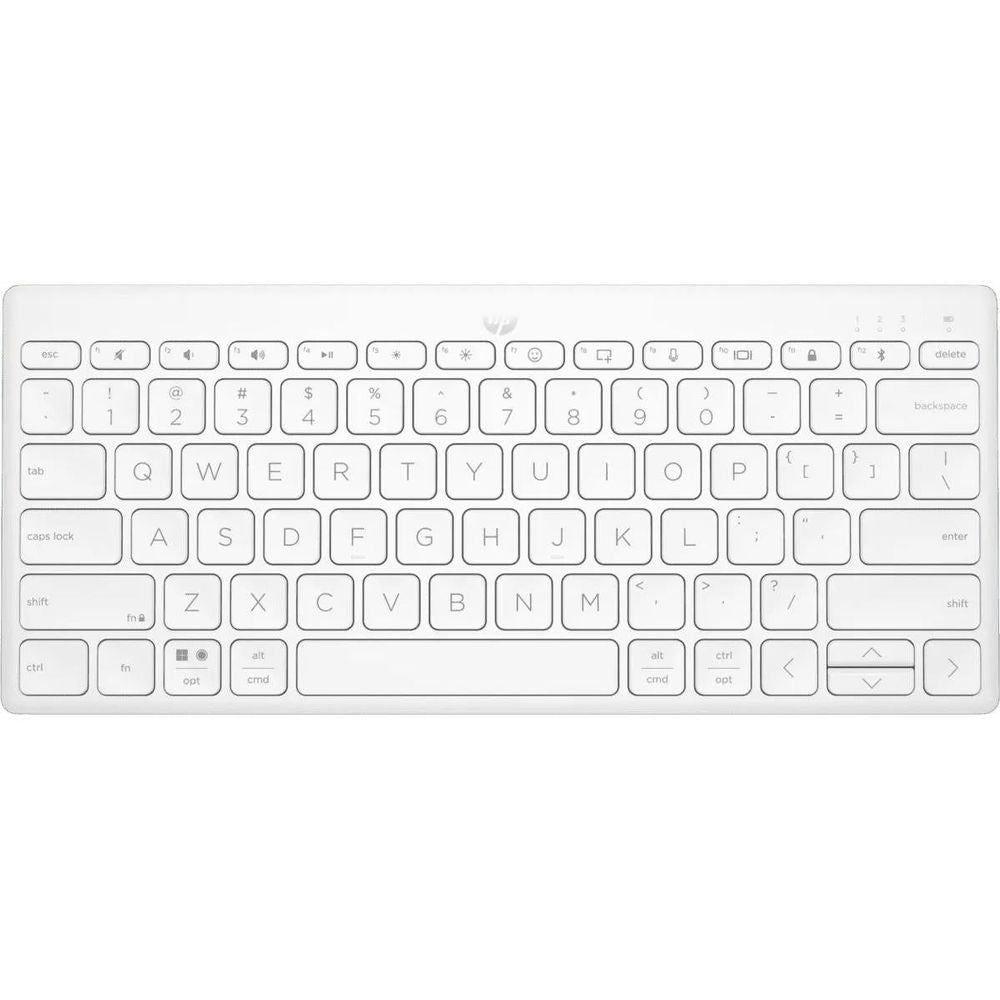 HP 350 Compact Multi-Device Bluetooth Keyboard (White)