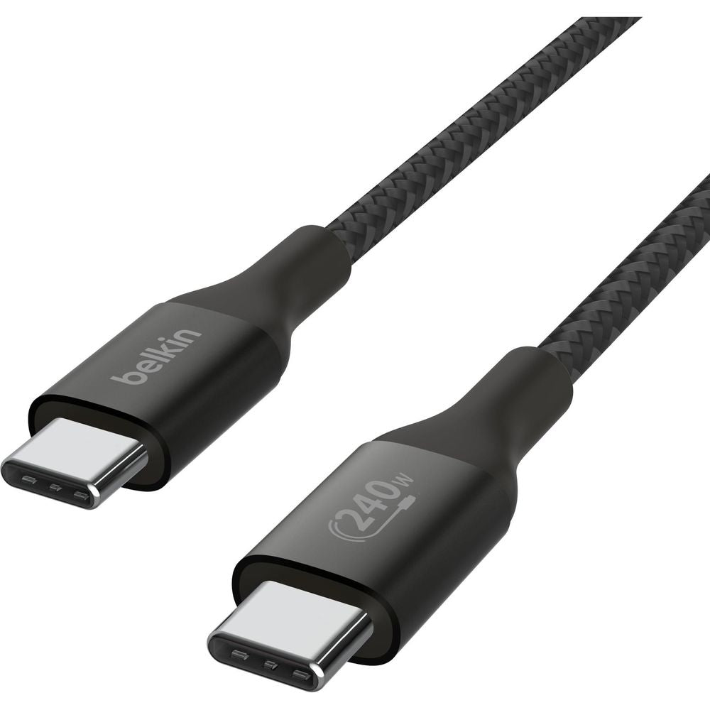 Belkin BoostCharge 240W Braided USB-C Cable (2m) [Black]