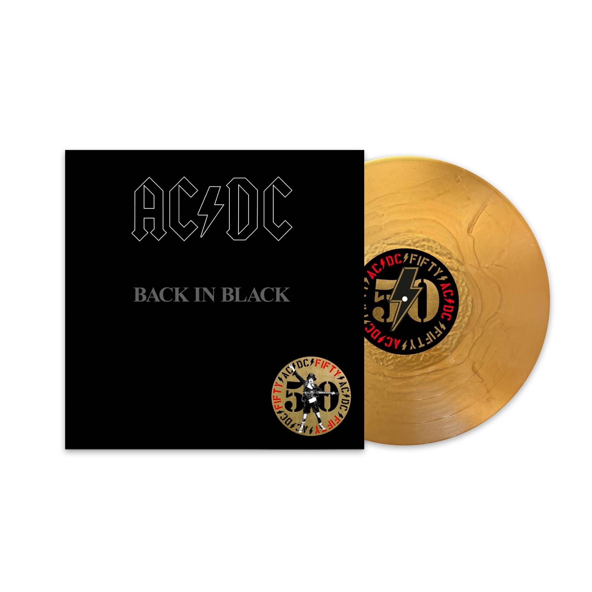 Back In Black (Gold Nugget Vinyl) - By: Ac/dc