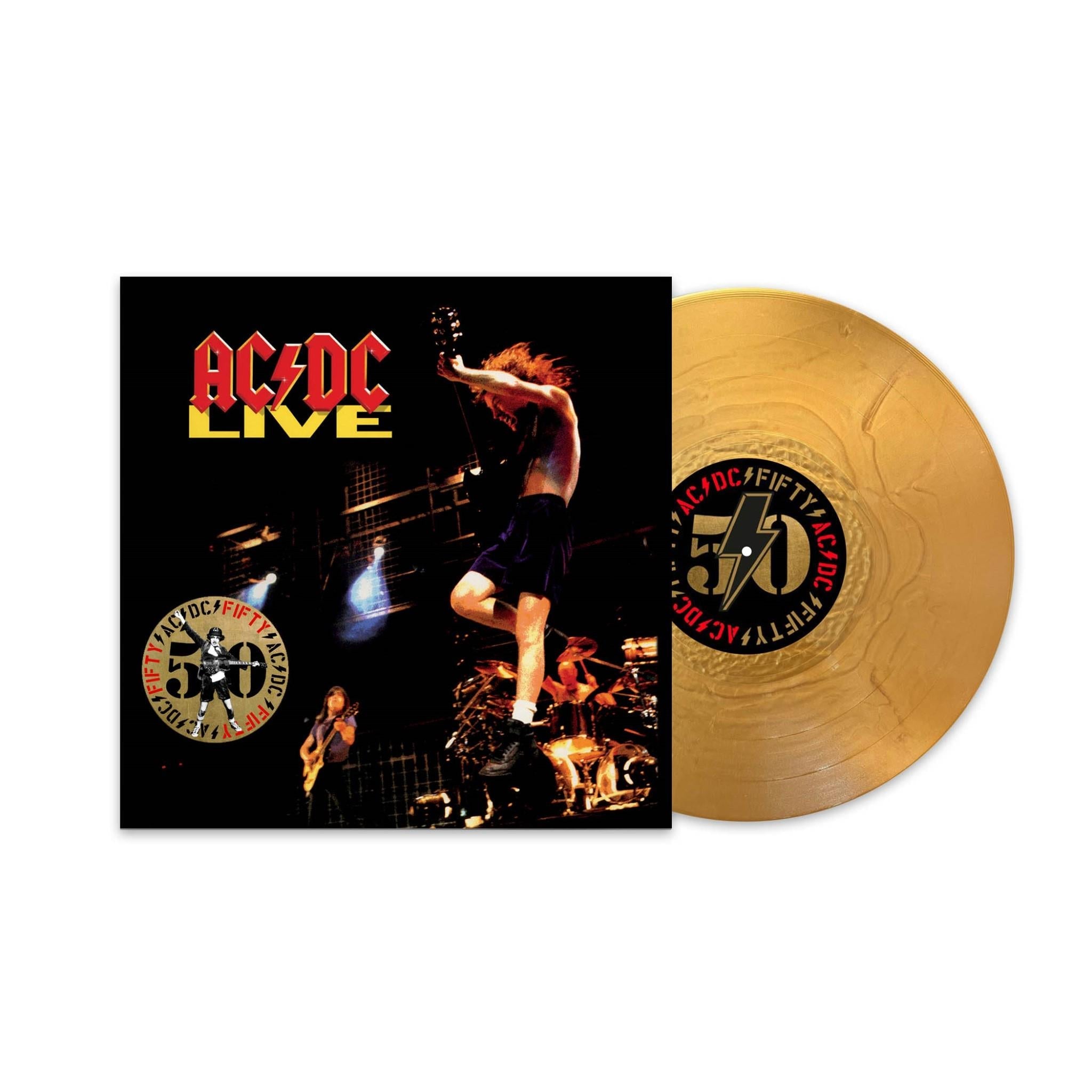 Live (Gold Nugget Vinyl) - By: Ac/dc