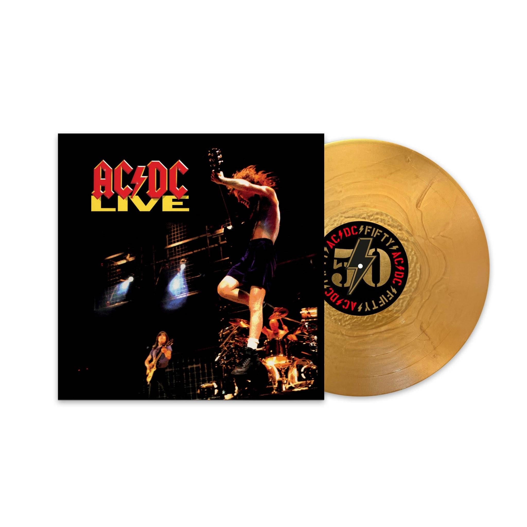 Live (Gold Nugget Vinyl) - By: Ac/dc