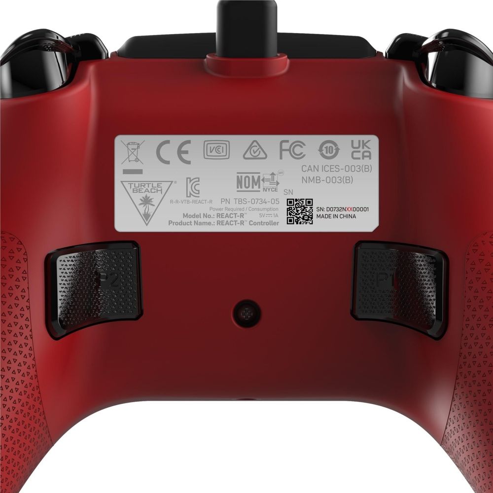 Turtle Beach React-R Wired Controller for Xbox (Red)
