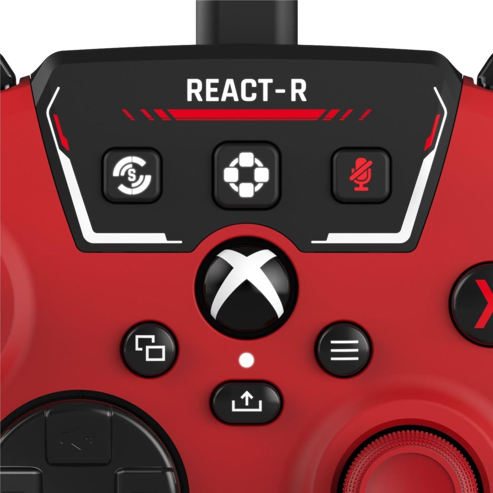 Turtle Beach React-R Wired Controller for Xbox (Red)